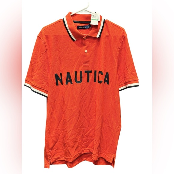 Nautica Polo Shirt LARGE NWT - Picture 1 of 4